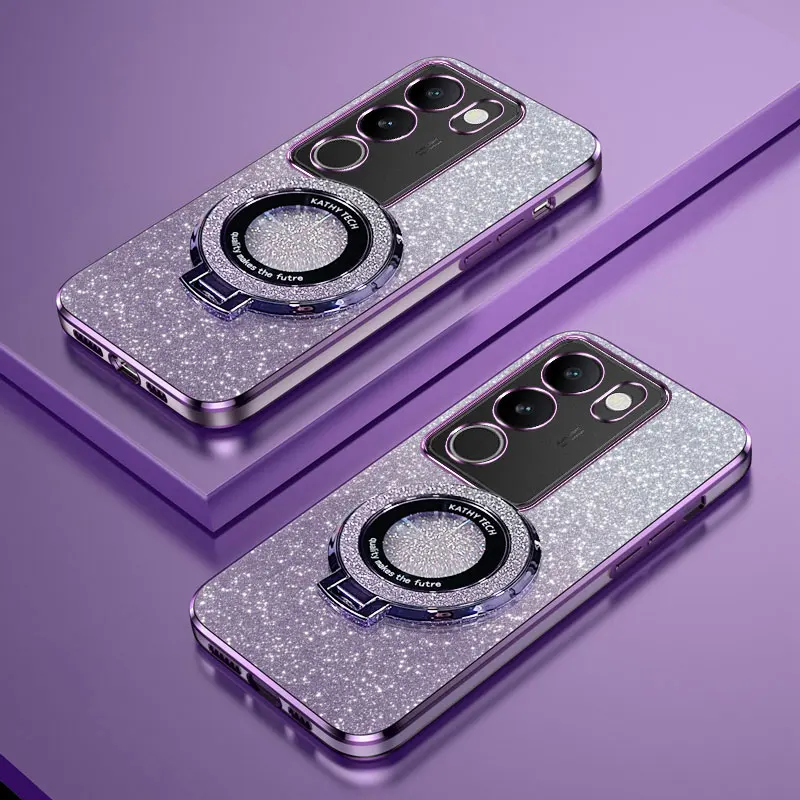 Plating Magnetic Ring Holder P - Vivo Y28 评论和价格