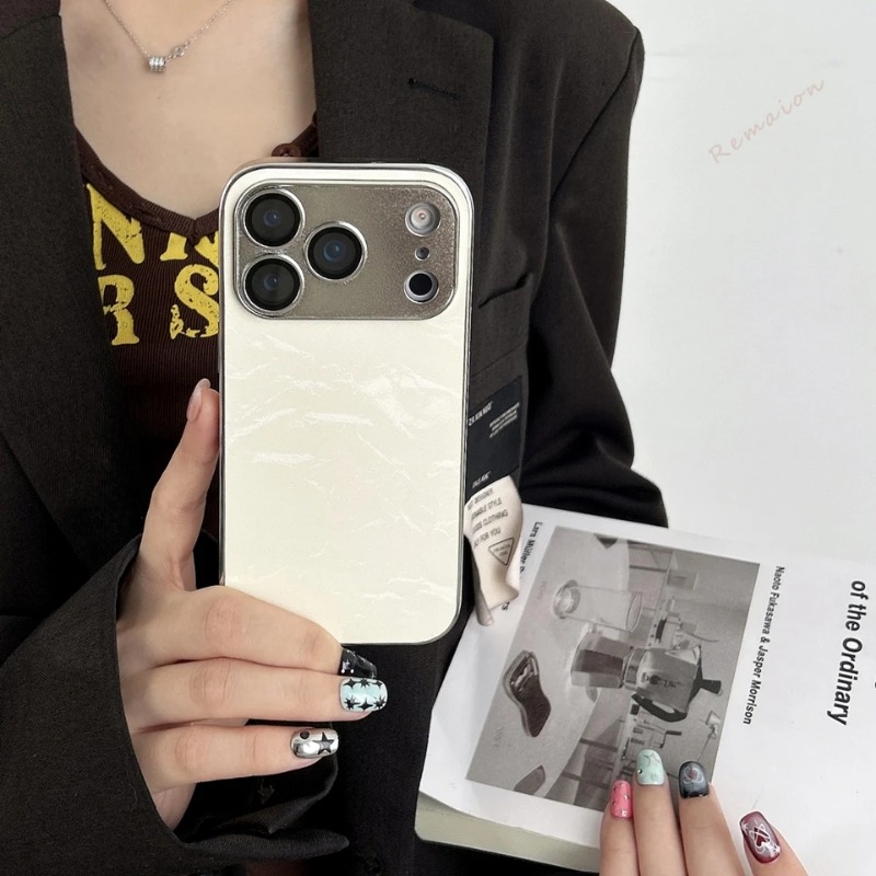Luxury Plating Learther Phone  - Camera Lens Protector 评论和价格