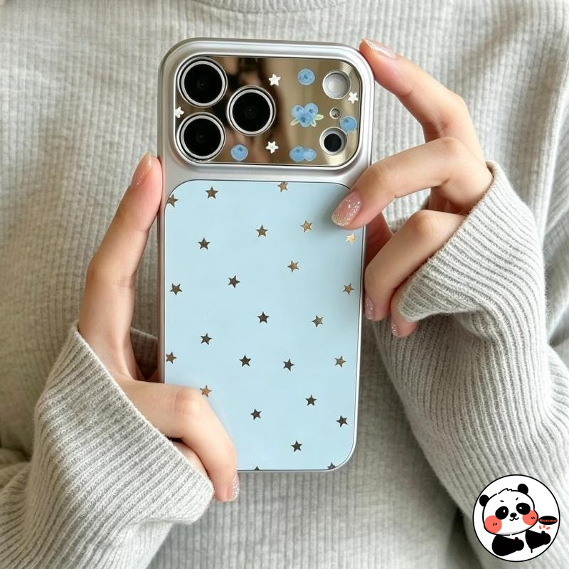 Hollow Stars Mirror Phone Case - Realme Note 50 评论和价格