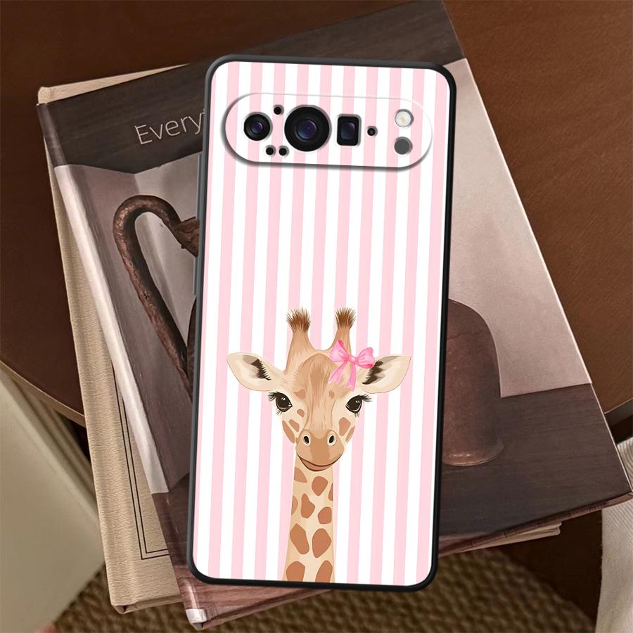 Cartoon Giraffe Funda Phone Co - Google Pixel 9 评论和价格