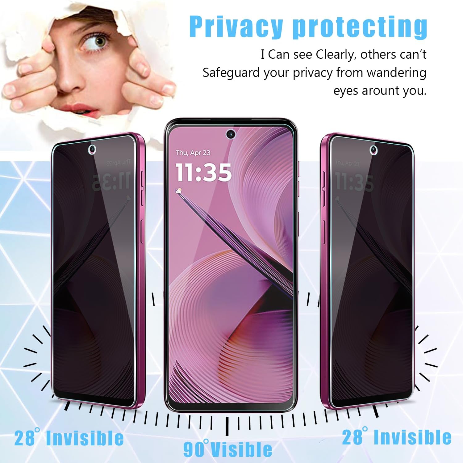 [2 Pack] For Honor 400 Lite/40 - Privacy Filter 2Pack 评论和价格
