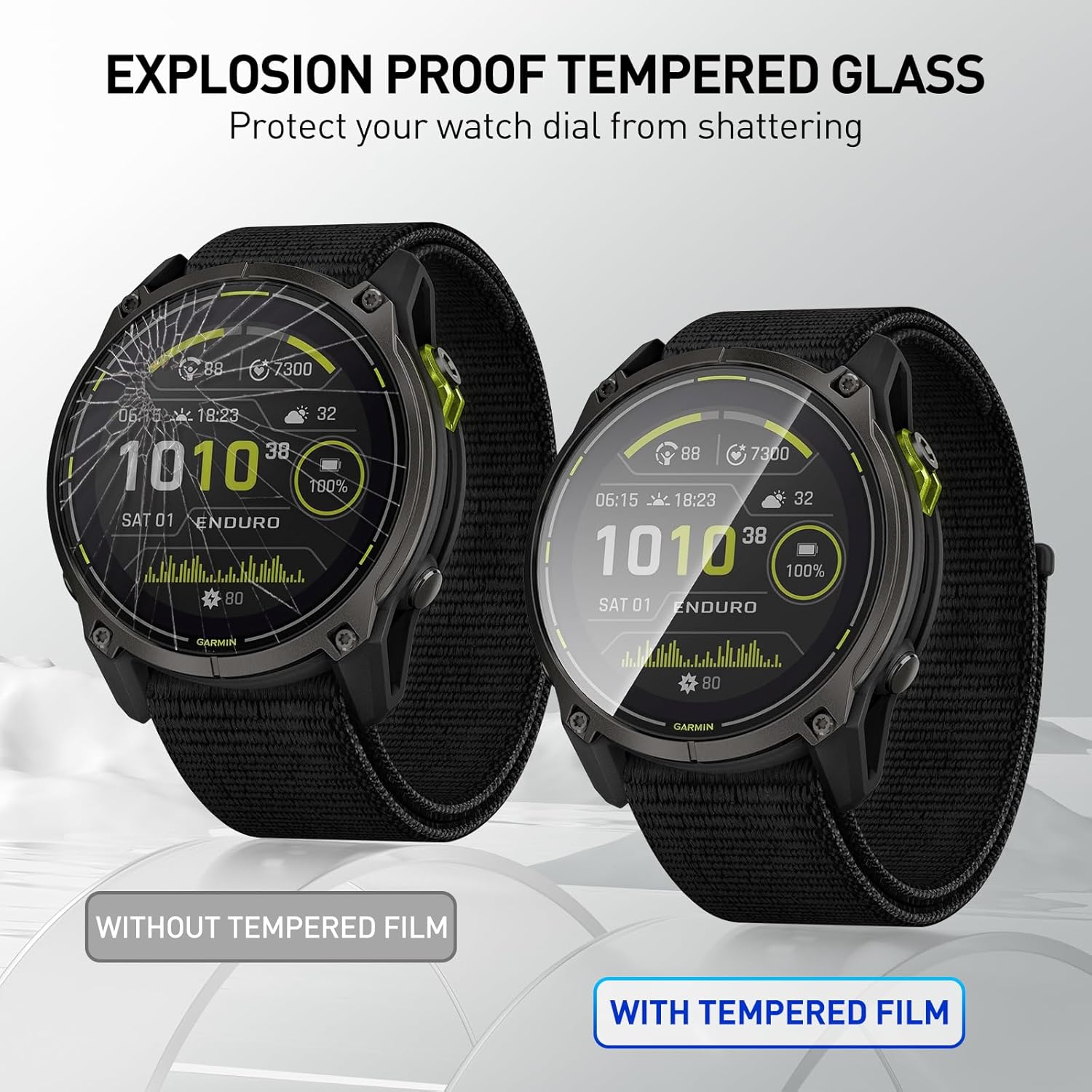 Tempered Glass Films For Garmi - Smartwatch Screen Film 评论和价格