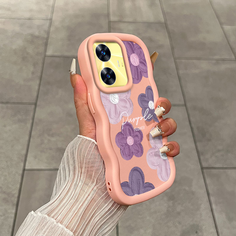 Realme C55 Pink and purple flo - Realme Note 50 评论和价格