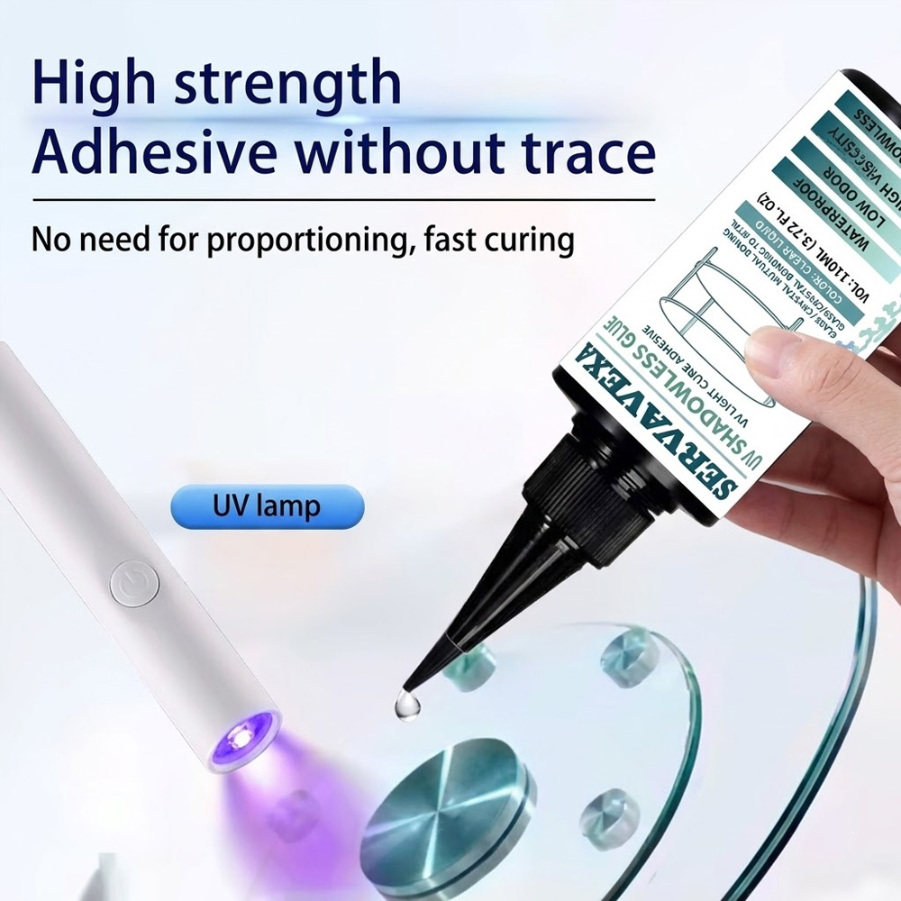Clear UV Glue Kit 110ml with C - Liquid Uv Glue Kit 评论和价格
