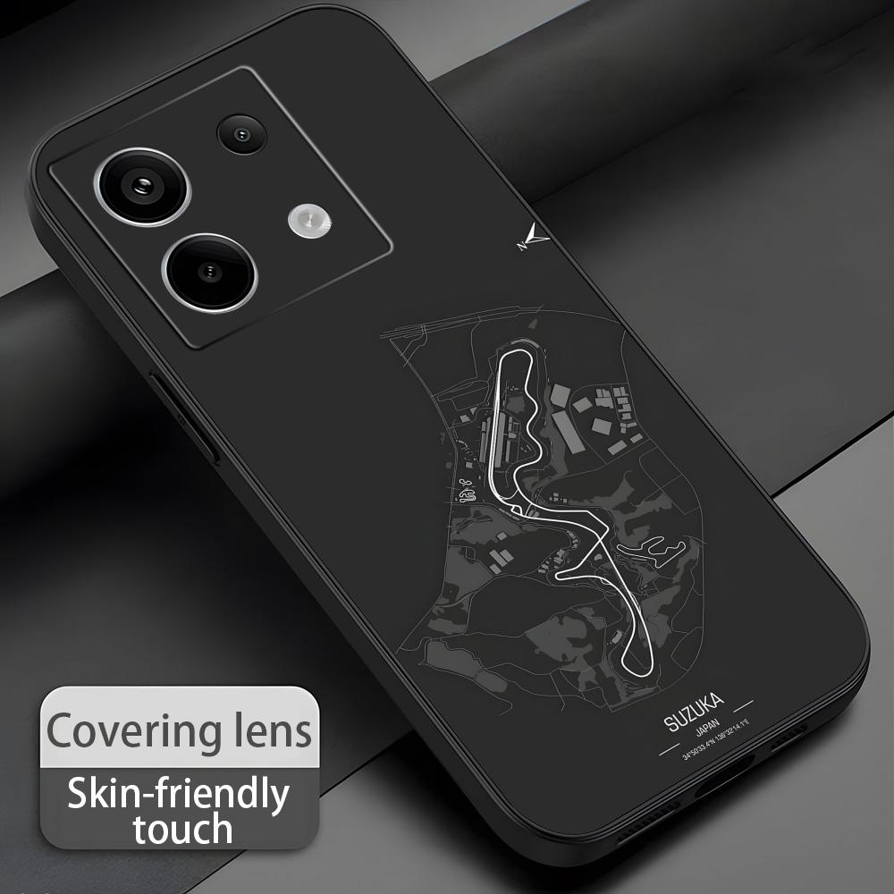 F1 Race Track Print  Phone Cas - Xiaomi Redmi Note 13 评论和价格