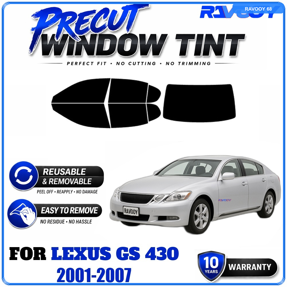 RAVOOY Precut Window Tint, Reu - Air Bubble Remover 评论和价格