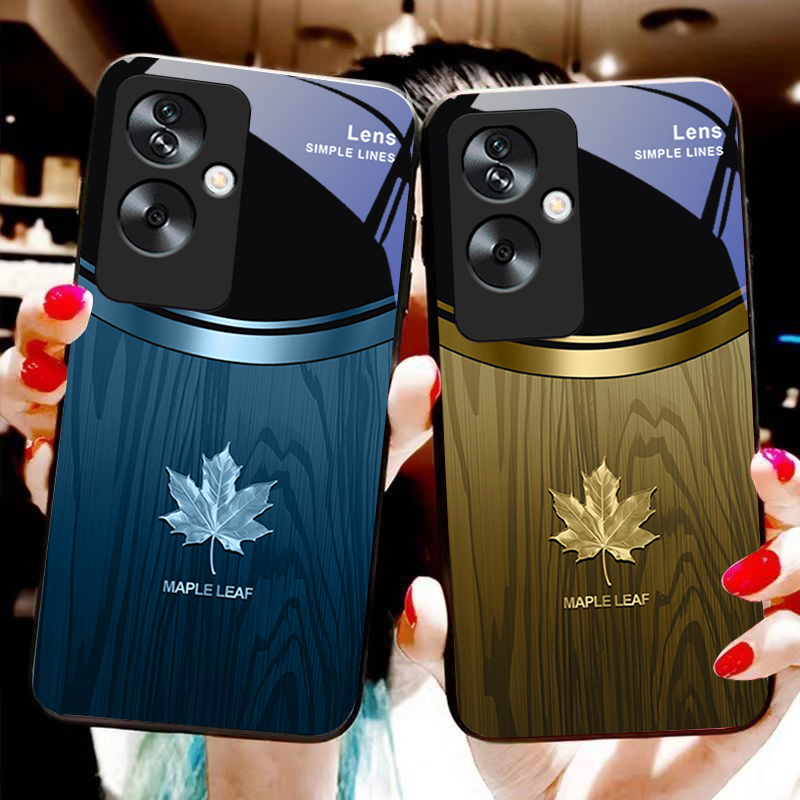 Wood Grain Maple Leaf For Oppo - Realme Note 50 评论和价格