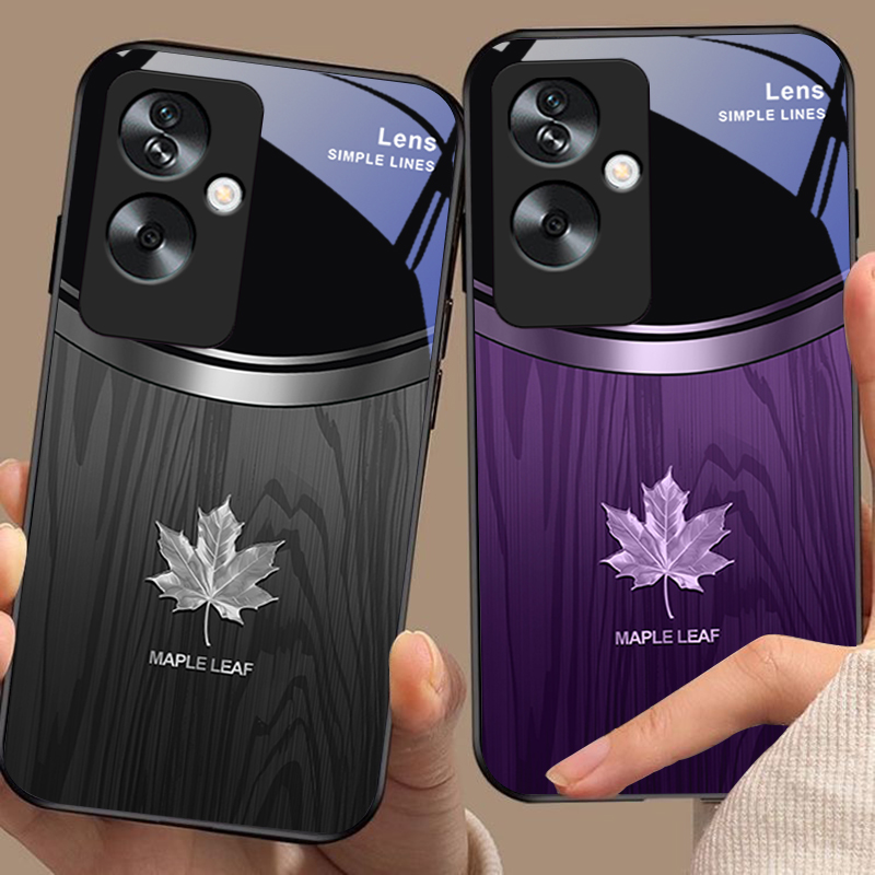 Wood Grain Maple Leaf For Oppo - Realme Note 50 评论和价格
